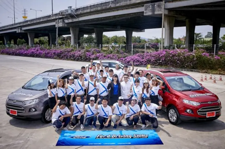 Ford Thailand Awards Go Further Innovator Scholarship and Organizes Driving Skills for Life Training to Encourage Safe Driving Among Thai Students