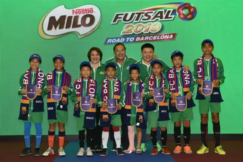 ไมโล เผยโฉม 8 นักฟุตซอลเยาวชนโชว์สปิริตนักกีฬา ได้บินลัดฟ้าไปฝึกทักษะฟุตบอลที่สโมสรฟุตบอลบาร์เซโลน่า