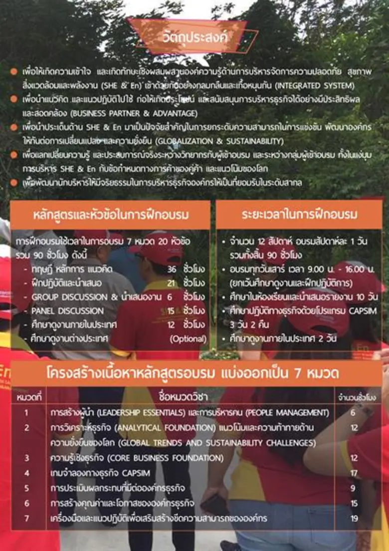 ร่วมมือ 4 สถาบัน เปิดหลักสูตร Mini MBA: SHE & En รุ่น 2