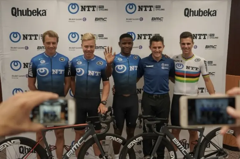 Team Dimension Data rebrands to NTT Pro Cycling