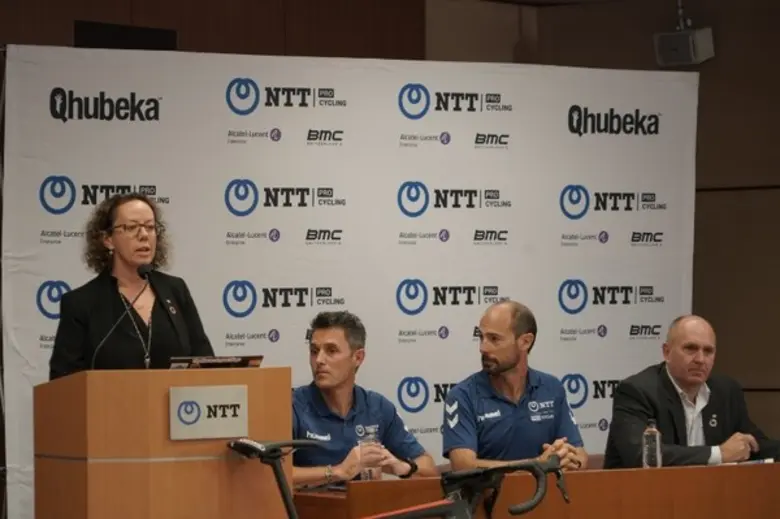 Team Dimension Data rebrands to NTT Pro Cycling
