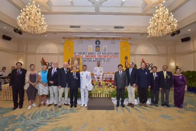 พิธีมอบถ้วยรางวัลพระราชทานภูเก็ตคิงส์คัพรีกัตต้า ครั้งที่ 33 ณ โรงแรมบียอนด์ รีสอร์ต กะตะ ภูเก็ต