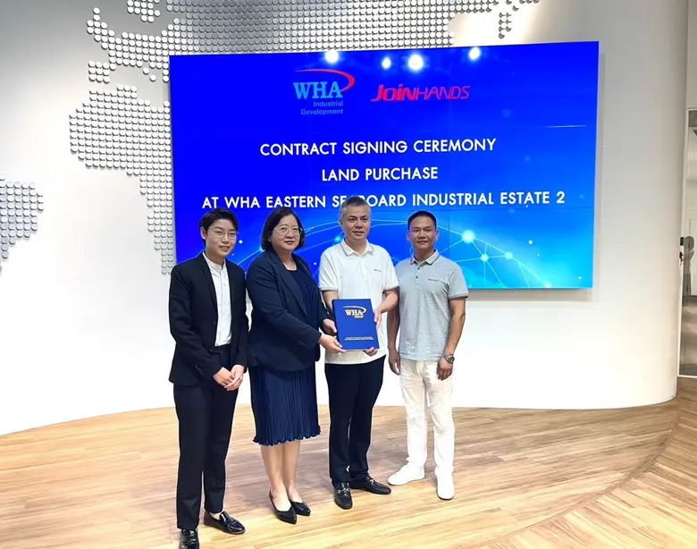 Joinhands Injection System (Thailand) Signs Land Purchase Agreement for New Plant at WHA ESIE 2