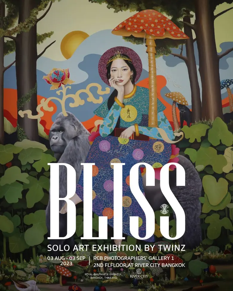 Attain the highest state of 'bliss' through art steeped in spirituality together at River City Bangkok