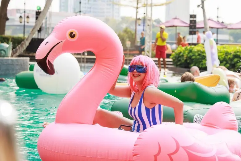 Splashing Songkran Pool Party at Shangri-La Bangkok