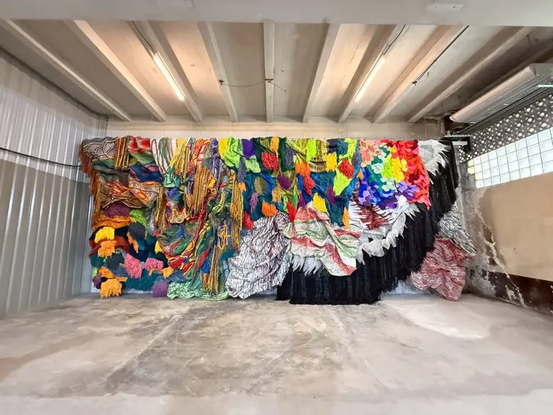 Bangkok Kunsthalle is proud to present 'Mitta del Santi', an installation by Ploenchan "Mook" Vinyaratn, one of Thailand's leading textile artists.