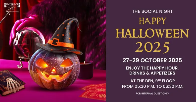 Staybridge Suites Bangkok Sukhumvit Invites Guests to The Social Night x Halloween 2025