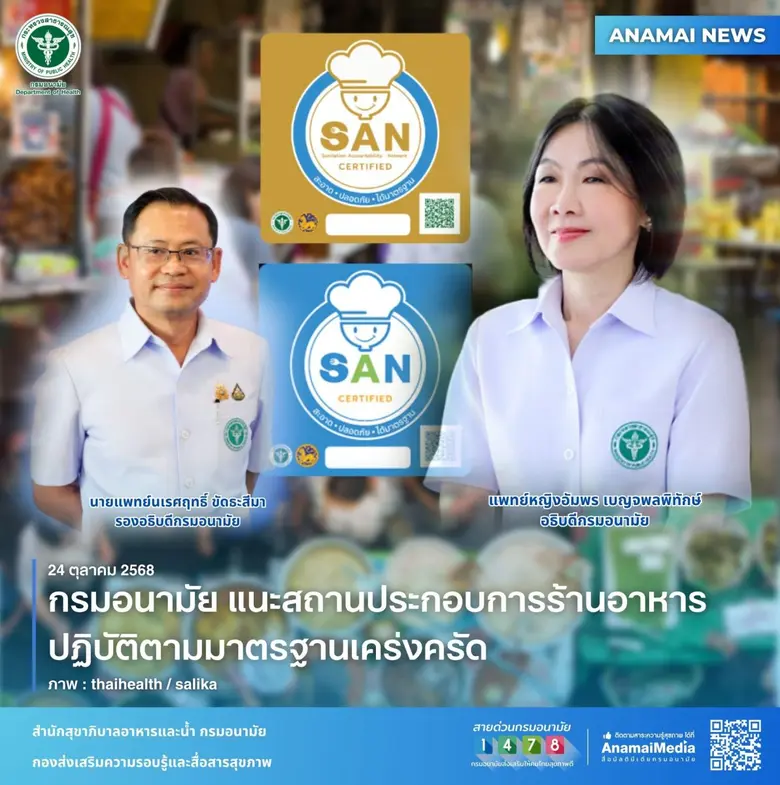 กรมอนามัย กระทรวงสาธารณสุข เผยกรณีร้านจำห...
