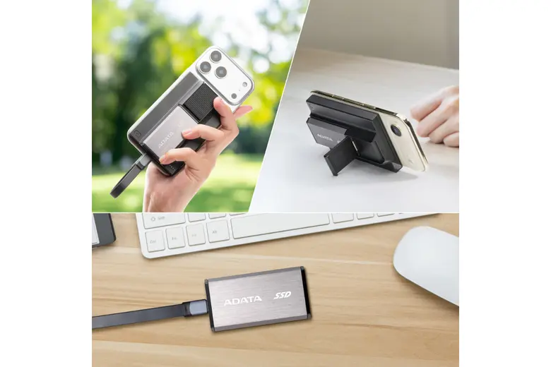ADATA Launches World's First Two-in-one External SSD Integrated with Power Bank Module