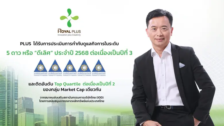 บริษัท โรแยล พลัส จำกัด (มหาชน) หรือ PLUS...