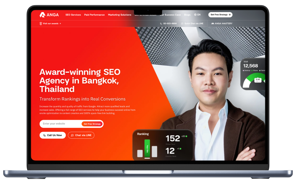 ANGA SEO and AI Search agency in Bangkok
