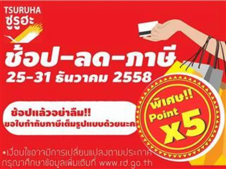 ซูรูฮะ ซุปเปอร์ดรักสโตร์ สนองนโยบายภาครัฐ...