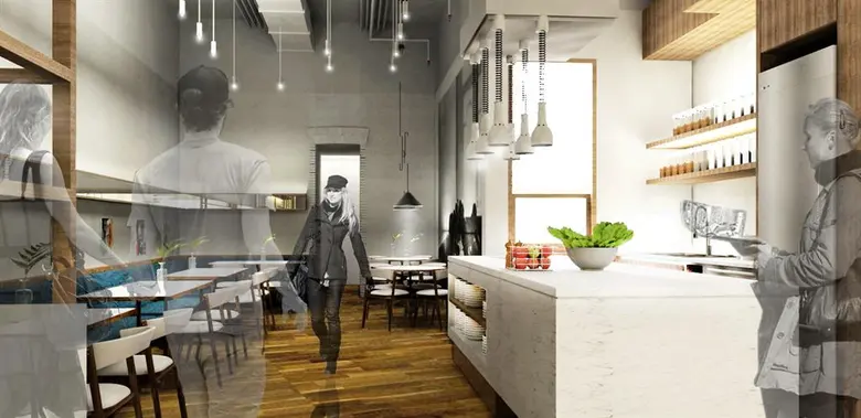 "ไวท์ ชัฟเฟิล" (White Shuffle) ร้านอาหารก...