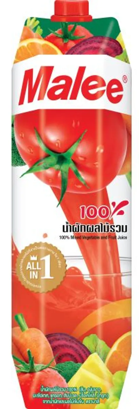 มาลี ขอแนะนำ “น้ำผักผลไม้รวม 100%” All In Oneคุณประโยชน์จากผัก และผลไม้มากถึง 7 ชนิด รวมวิตามิน แร่ธาตุ และสารอาหารต่างๆ ครบเครื่อง เต็มกล่อง