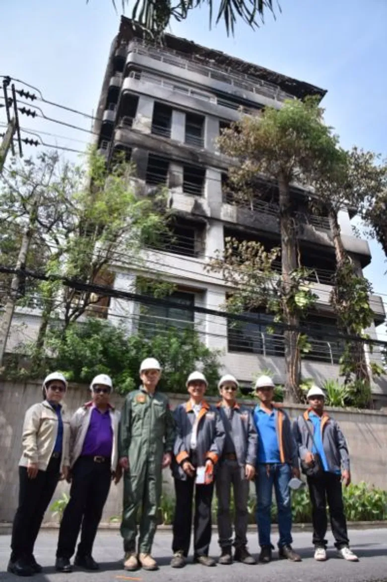 วสท. สรุปวิเคราะห์การเข้าสำรวจตึกไฟไหม้ ซ.นราธิวาส 18 เผยเตรียมทำมาตรฐานความปลอดภัยในอาคาร 9 ประเภท เพื่อความปลอดภัยของประชาชน