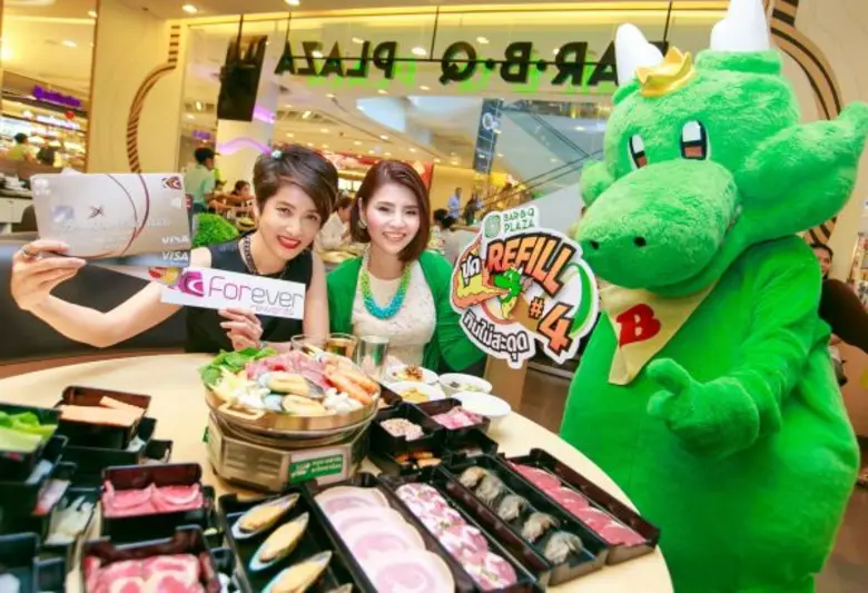 KTC and Bar-B-Q Plaza offer members privilege under the “4th Bar-B-Q Plaza Smooth Serving and Full Flavors Refill ” campaign.