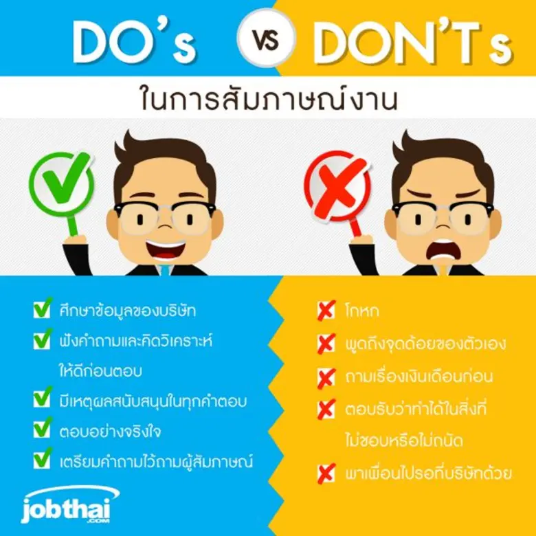 จ๊อบไทยดอทคอม (JobThai.com) แนะ 10 เคล็ดล...