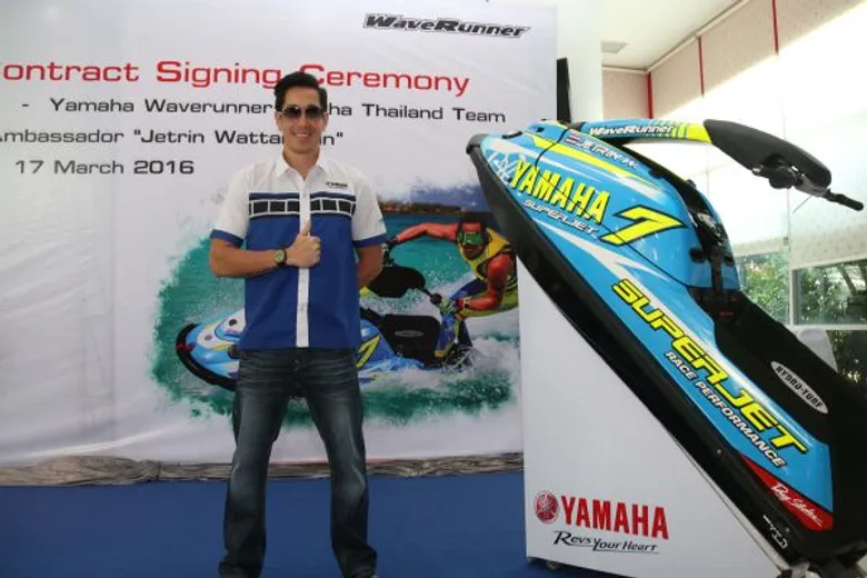 ยามาฮ่าสนับสนุนทีมแข่ง Yamaha WaveRunner Singha Thailand อย่างต่อเนื่องเป็นปีที่ 3 ติดต่อกัน
