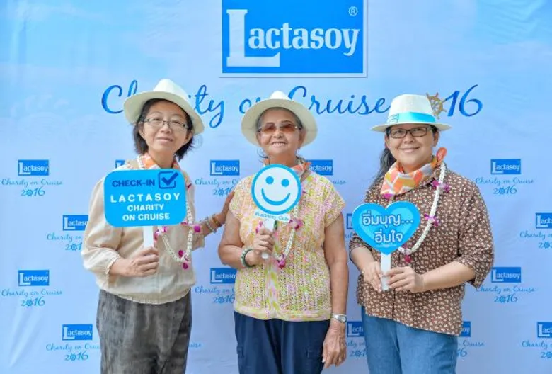 แลคตาซอย จัดกิจกรรม “LACTASOY Charity on Cruise 2016” เส้นทางสร้างบุญ พาสุขหลายต่อ