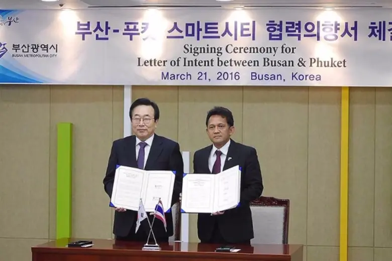 ซิป้านำภูเก็ตลงนามความร่วมมือเมืองปูซาน เกาหลีใต้