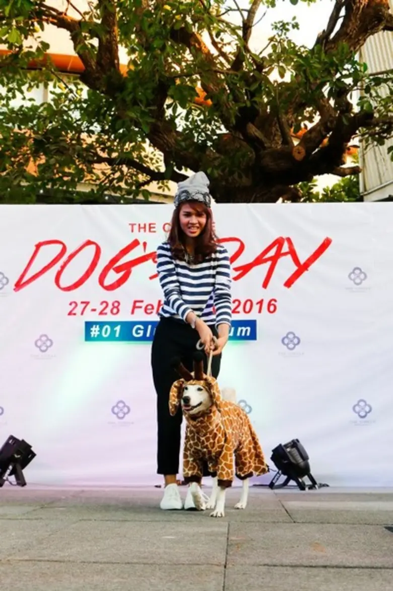 เชียร์ ฑิฆัมพร ควงคู่น้องหมาสุดเลิฟประชันน้องหมาเน็ทไอดอล อาสาช่วยเหลือหมาจร ในงาน The Circle Dog’s Day