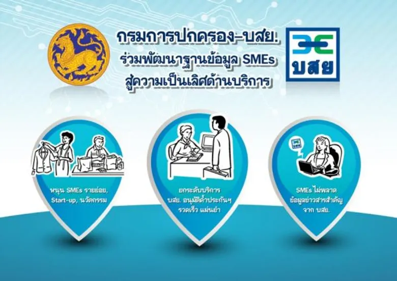 บสย. ลงนาม กรมการปกครอง เชื่อมโยงข้อมูลทะเบียนราษฎร ยกเครื่องครั้งใหญ่ พัฒนาระบบฐานข้อมูล บสย.ในรอบ 20ปี สร้างมิติใหม่สู่ความเป็นเลิศด้านบริการ “ค้ำประกันสินเชื่อ”