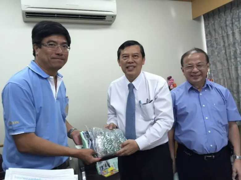 โครงการรถไฟฟ้าสายสีเขียว ช่วงหมอชิต-สะพานใหม่-คูคต เข้าพบผู้อำนวยการโรงพบาบาลเมโย เพื่อเข้าประชาสัมพันธ์ข้อมูลโครงการฯและแผนการจัดการด้านจราจร