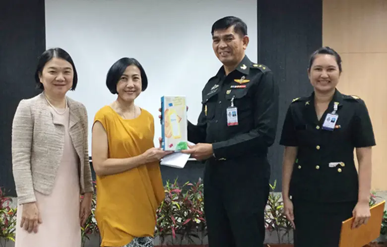 กลุ่มน้ำมันรำข้าวคิง ร่วมกับ รพ.พระมงกุฎเกล้า จัดสั...