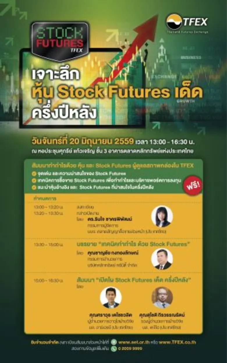 บมจ. ตลาดสัญญาซื้อขายล่วงหน้า (ประเทศไทย)...