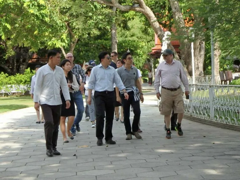 คณะ OSCE ศึกษาดูงาน โครงการสามพรานโมเดล
