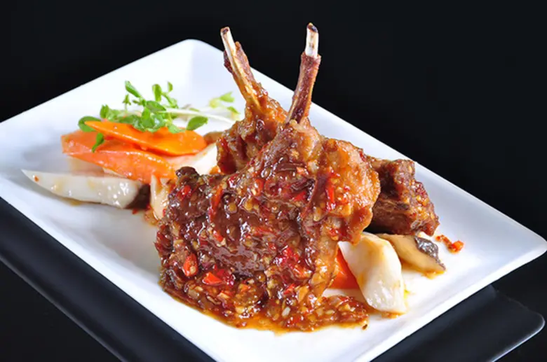 Succulent Lamb at Silver Waves Chinese Restaurant, Chatrium Hotel Riverside Bangkok