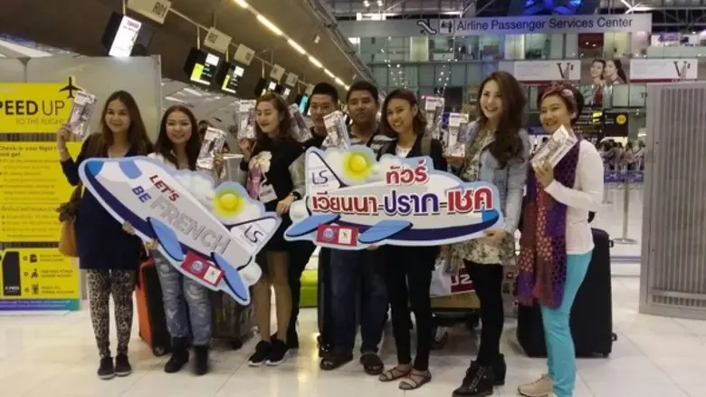 เย้ ออกเดินทางแล้ว สำหรับผู้โชคดีทั้ง 5ท่าน ได้แก่ ...