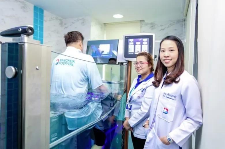 เทคโนโลยีเครื่องออกกำลังกายแบบสายพานวิ่งในน้ำ “Aquatic Treadmill” ทางเลือกใหม่ของการกายภาพบำบัดในน้ำ