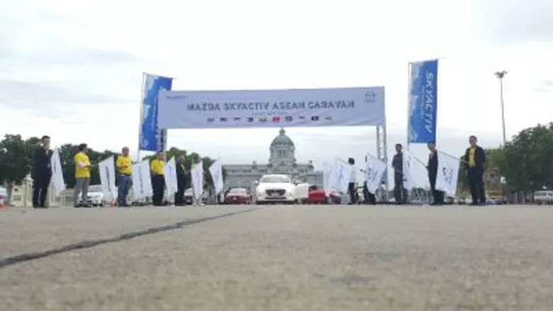 มาสด้าสร้างประวัติศาสตร์จัดคาราวานทดสอบรถยนต์ บนเส้นทางสายอารยธรรมอาเซียน ไทย ลาว เวียดนาม กัมพูชา กว่า 4000 กิโลเมตร
