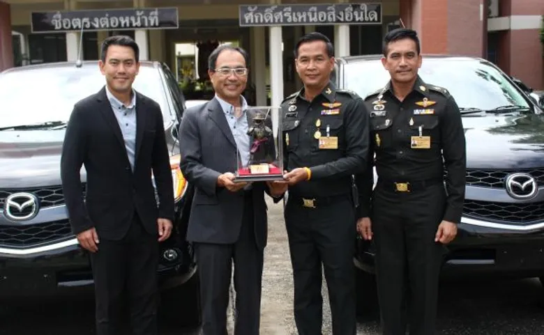 มาสด้าส่งมอบปิกอัพมาสด้า บีที-50 โปร เพื่อภารกิจช่วยเหลือประชาชน