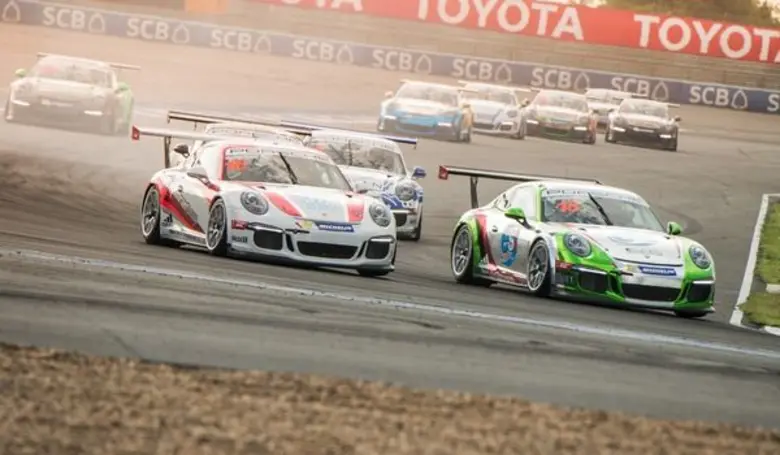 นักแข่งไทย โชว์ฟอร์มอย่างเหนือชั้น ใน Porsche Carrera Cup Asia 2016