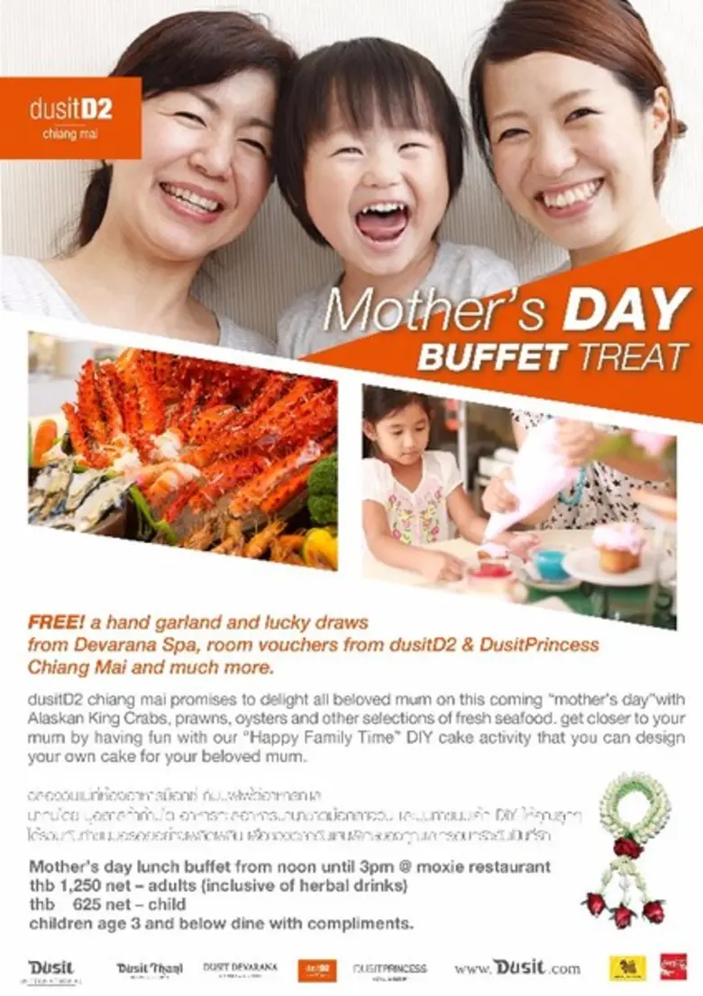 • "Mother's Day BUFFET TREAT" – 12 Aug 20...