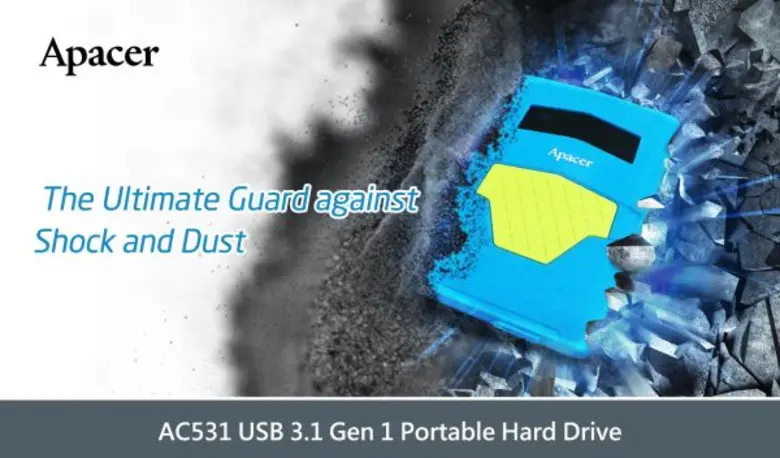 Apacer เปิดตัว AC531 ฮาร์ดไดร์ฟขนาดพกพาที...