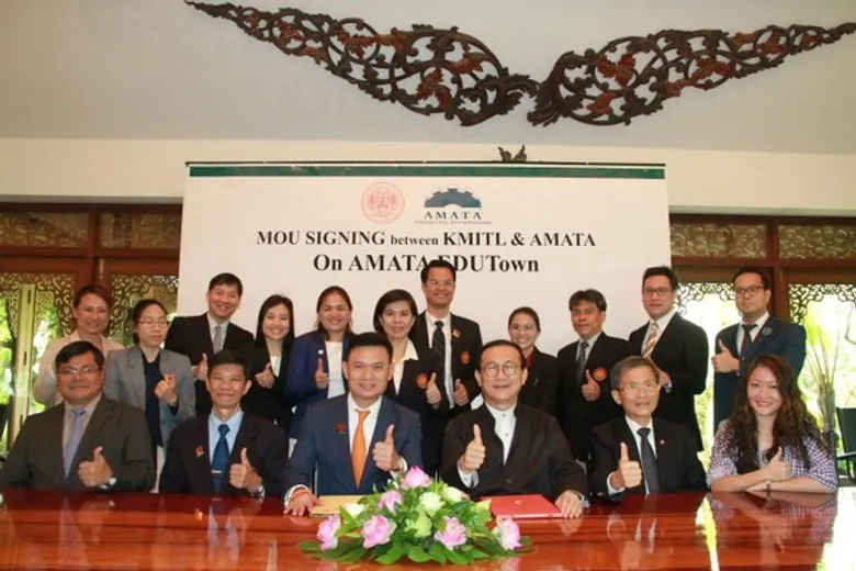 “อมตะ” MOU ม.ลาดกระบัง เดินหน้าโครงการสร้างเมืองการศึกษา ตั้ง ม.ลาดกระบังวิทยาเขตอมตะนครสู่ศูนย์กลางการศึกษานานาชาติ