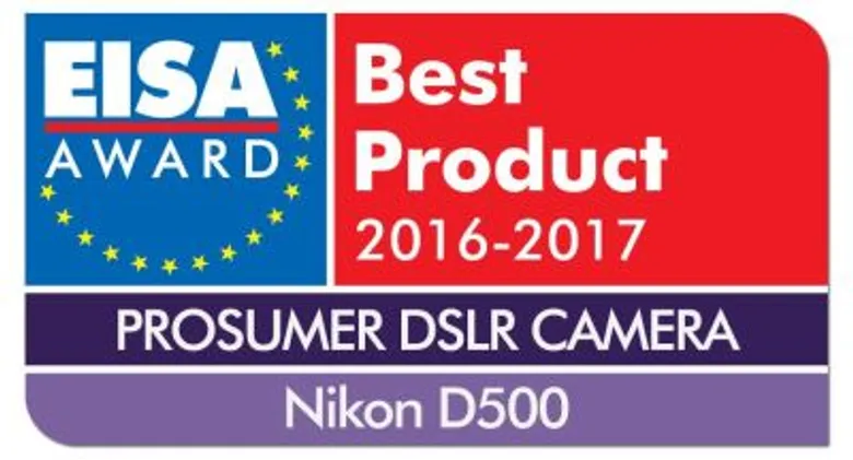นิคอน D500 คว้ารางวัล EISA European Prosumer DSLR Camera 2016-2017