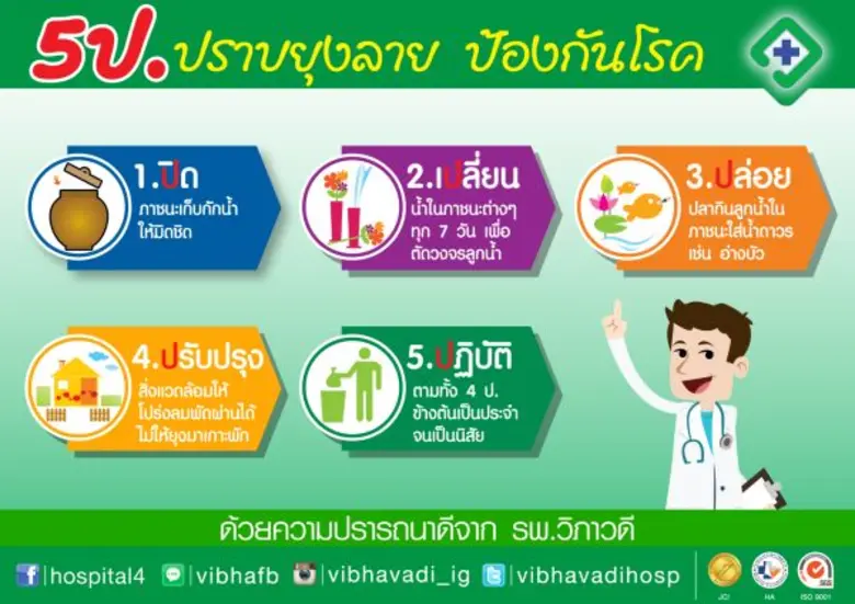 รพ.วิภาวดี รณรงค์ให้ทุกครัวเรือนหันมากำจั...