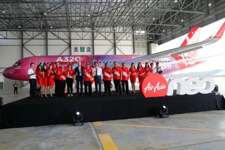 แอร์เอเชีย รับเครื่องบินรุ่น Airbus A320n...