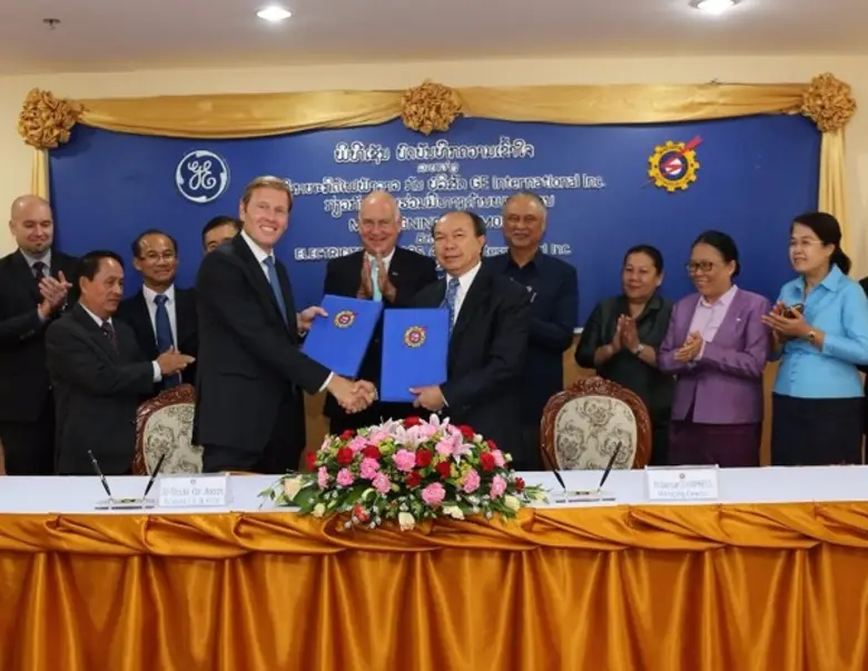 จีอีและการไฟฟ้าลาว ลงนามบันทึกความเข้าใจเ...