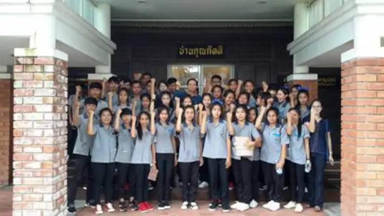 คณะนักเรียนจากวิทยาลัยเทคโนโลยีและการจัดก...