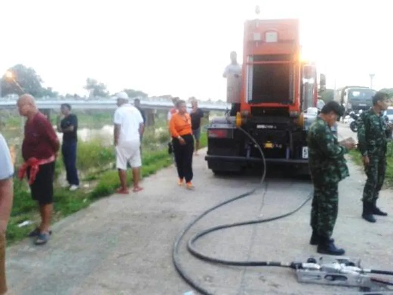 การแก้ไขปัญหาน้ำท่วมในพื้นที่จังหวัดสระบุรี