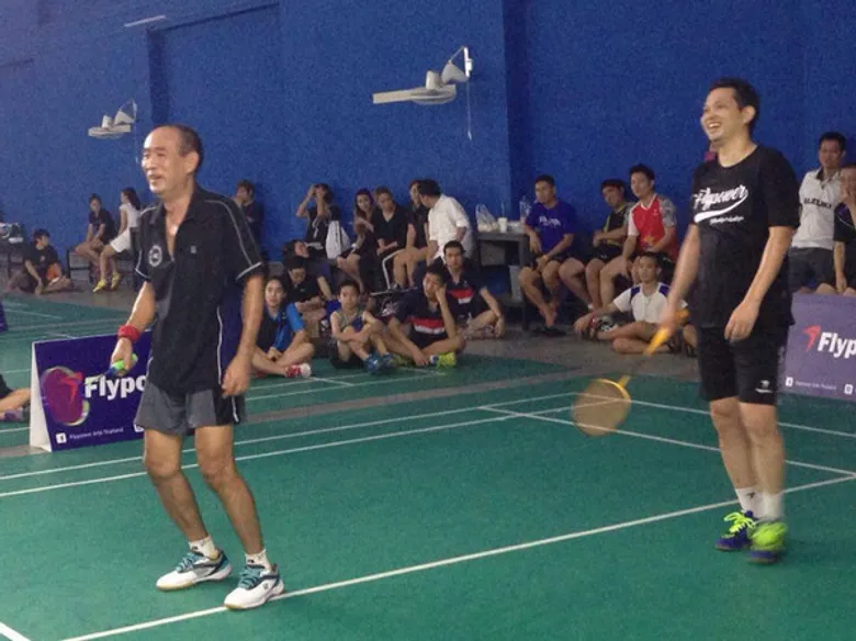 ฮาริญานโต อาบี้ นักแบดมินตันระดับตำนานของ อินโดนีเซีย เปิดตัว Flypower ประเทศไทยอย่างเป็นทางการ