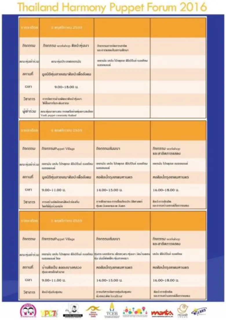 มูลนิธิหุ่นสายเสมา ศิลปะเพื่อสังคม ร่วมกั...