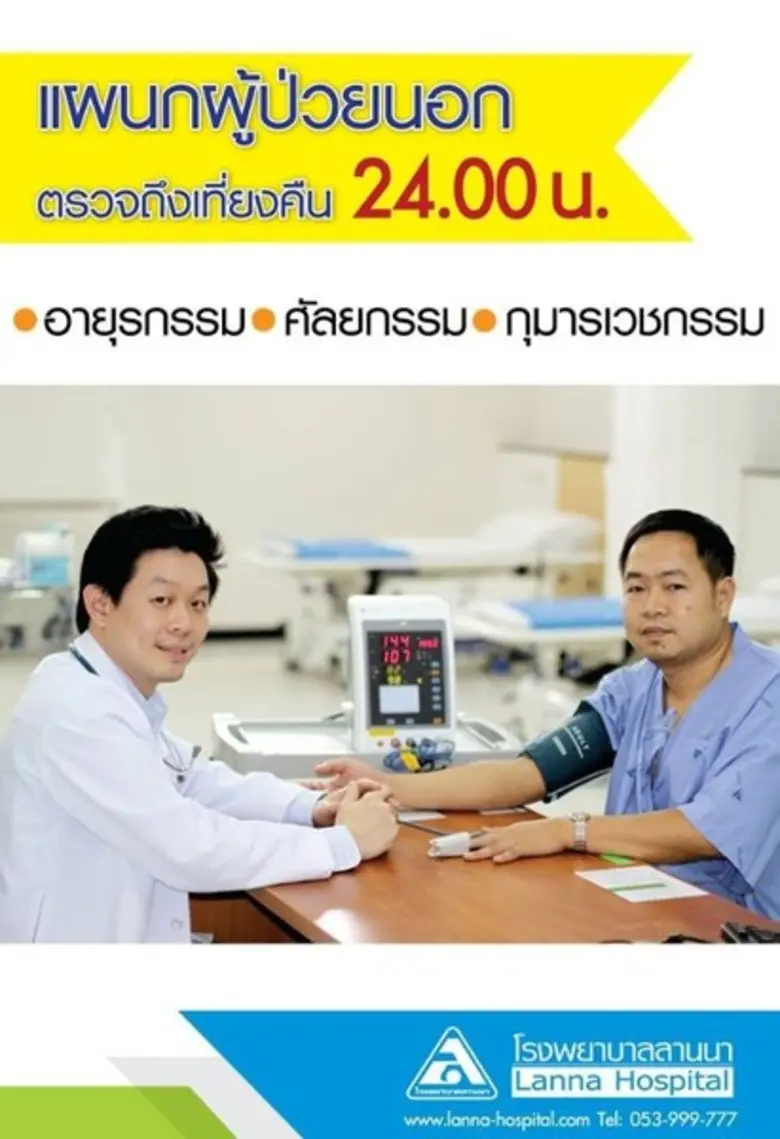 ศูนย์อายุรกรรมกรรม โรงพยาบาลลานนา แจ้งขยา...