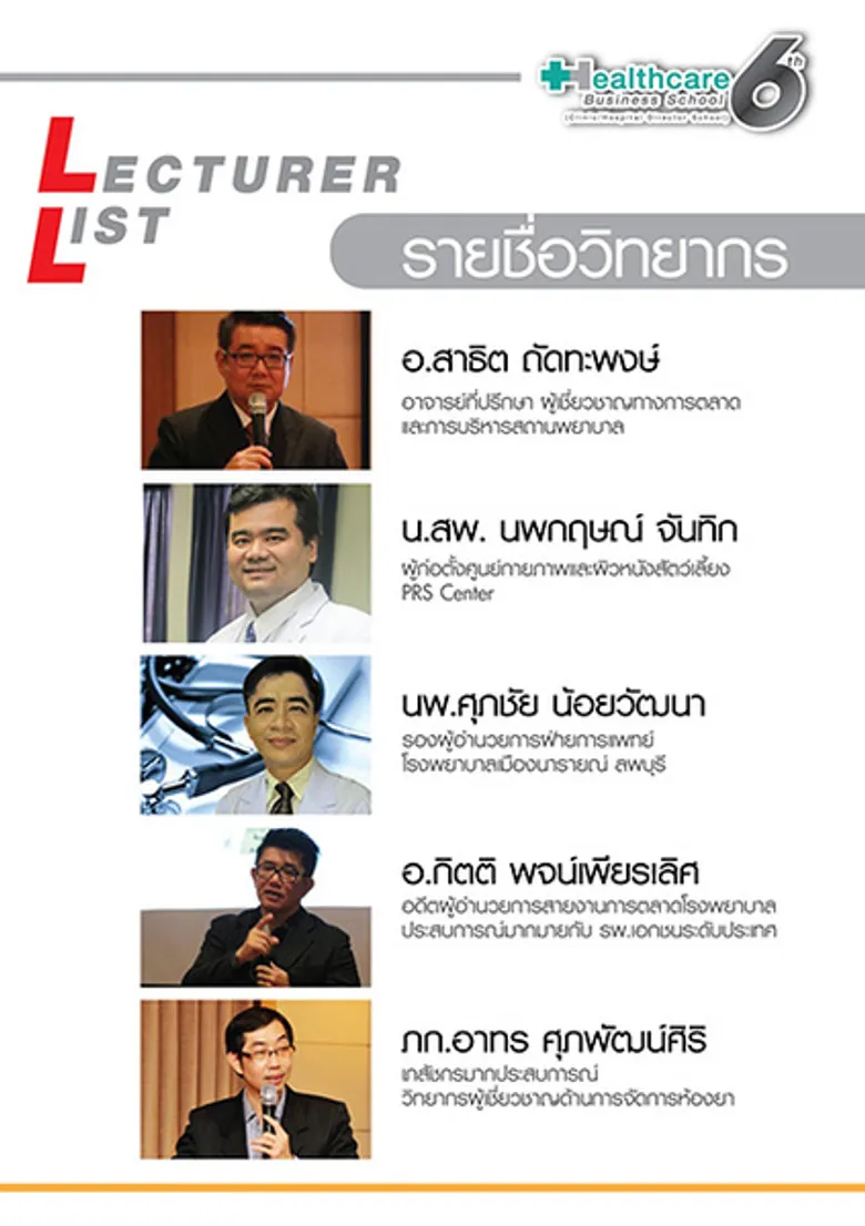 Healthcare Business School รุ่นที่ 6