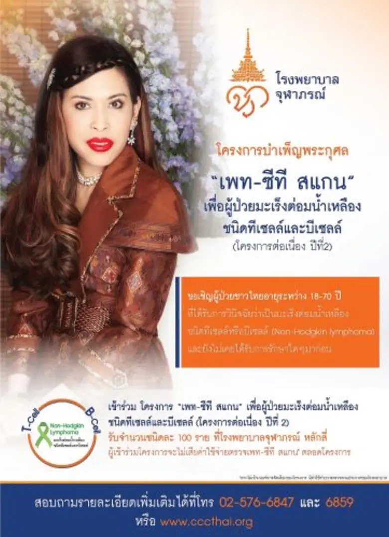 โรงพยาบาลจุฬาภรณ์ สานต่อพระปณิธานจัดโครงการ“เพท-ซีที สแกน”เพื่อผู้ป่วยมะเร็งต่อมน้ำเหลือง ขยายโอกาสให้ผู้ป่วยรายใหม่จำนวน 200 ราย ได้เข้าถึงการประเมินระยะของโรคด้วยเทคโนโลยีระดับสูง